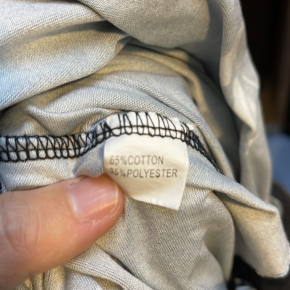Black and white open shoulder 1/4 zip top - Picture 6 of 6